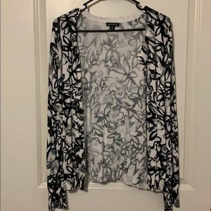 Black/white George Cardigan